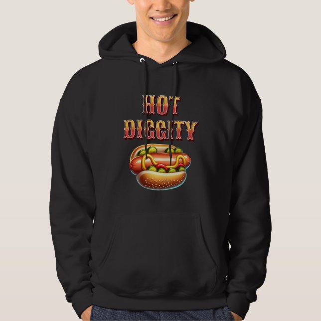 Sudadera Digancia caliente | Retro Hot dog (Anverso)