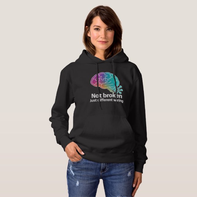 Sudadera Digital Brain Tech Design (Anverso completo)