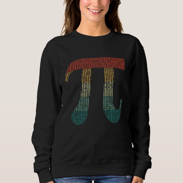 Sudadera Digits Of Pi In Source Code Numbers Pi Day 3 14159 (Anverso)