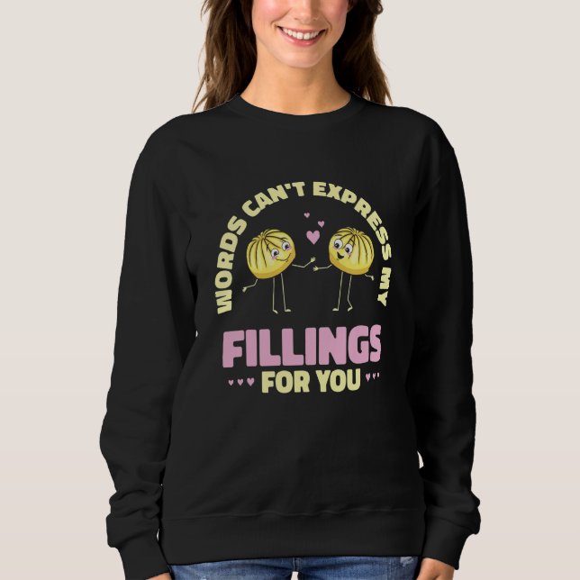 Sudadera Dim Sums Cocina Asiática Comida Divertida Comida P (Anverso)