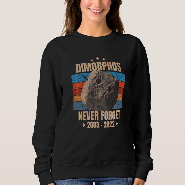 Sudadera Dimorphos Nunca Olvides Chocar Está Bien Misión Da (Anverso)