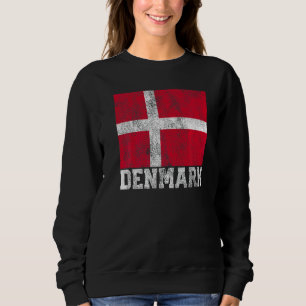 Sudadera Dinamarca Bandera Orgullo Nacional Raíces Familia 