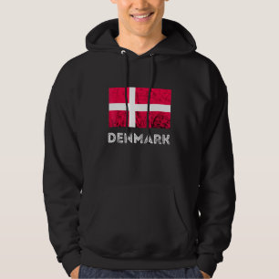Sudadera Dinamarca Dannebrog Bandera danesa Dansk Roots Dan
