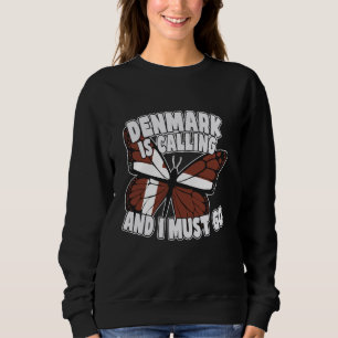 Sudadera Dinamarca está llamando - divertido danés