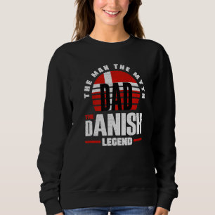 Sudadera Dinamarca: Padre de bandera danesa