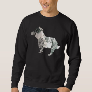 Sudadera Dinero del perro Dinero Origami Cash