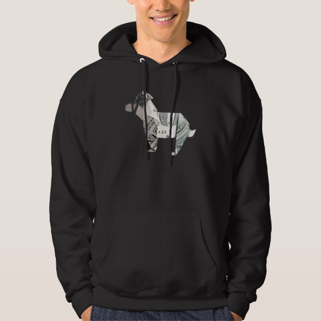 Sudadera Dinero del perro Dinero Origami Cash (Anverso)