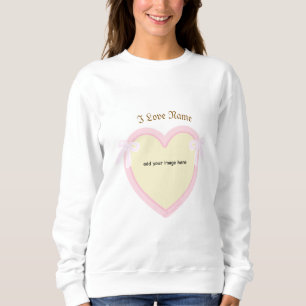 Sudadera Dingus Bows & Heart Personalizado