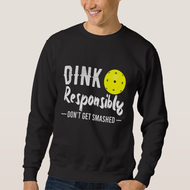 Sudadera Dink Responsable Pickleball (Anverso)