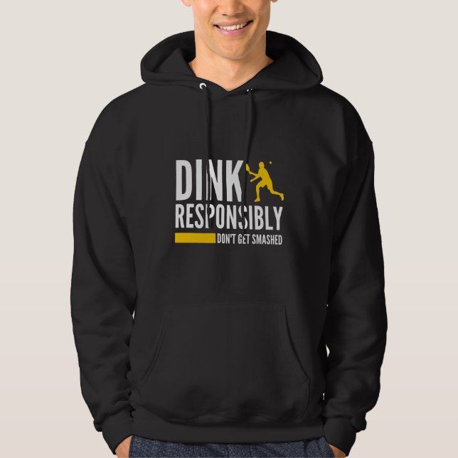 Sudadera Dink Responsablemente no te rompan bolas de bolas (Anverso)