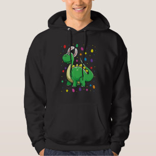 Sudadera Dino Con Orejas De Conejito Gracioso Huevo Caza Di