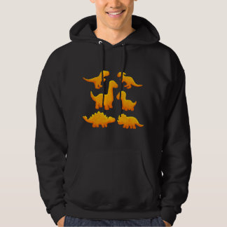 Sudadera Dino de nugget de pollo divertido arte dinosaurio