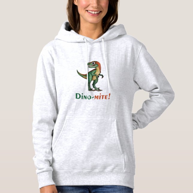 Sudadera Dino mite diseño T-Shirt Hoodie (Anverso)