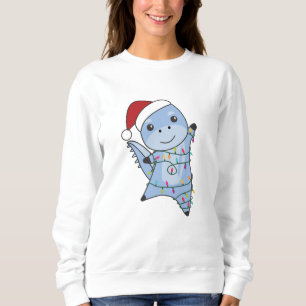 Sudadera Dino Navidades Dinos Animales De Invierno