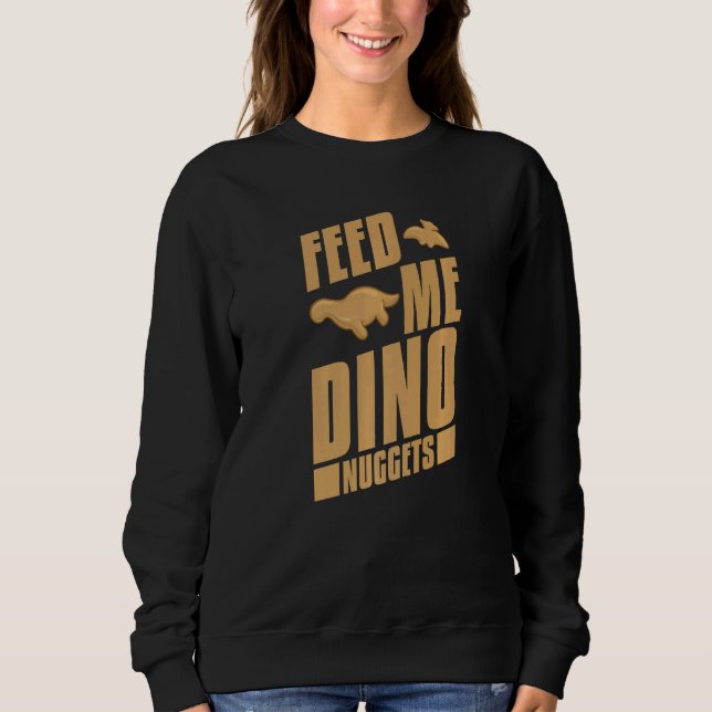 Sudadera Dino Pollo Nugget Dinosaurio Nugs Veggie 1 (Anverso)