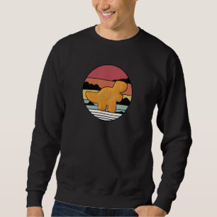 Sudadera Dino T-Rex Chicken Nugget Retro Vintage Dino Tyran