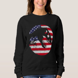 Sudadera Dino USA Flag Patriotic Dinosaur Rex 4th Of July
