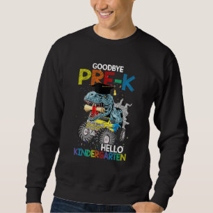 Sudadera Dinosaur Adiós Pre K Hello Kindergarten El Día Pas