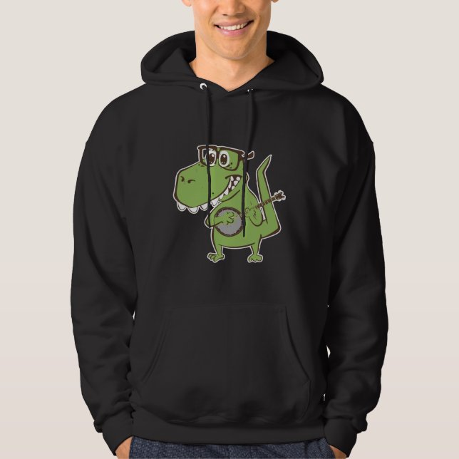 Sudadera Dinosaur Banjo Music Animal (Anverso)