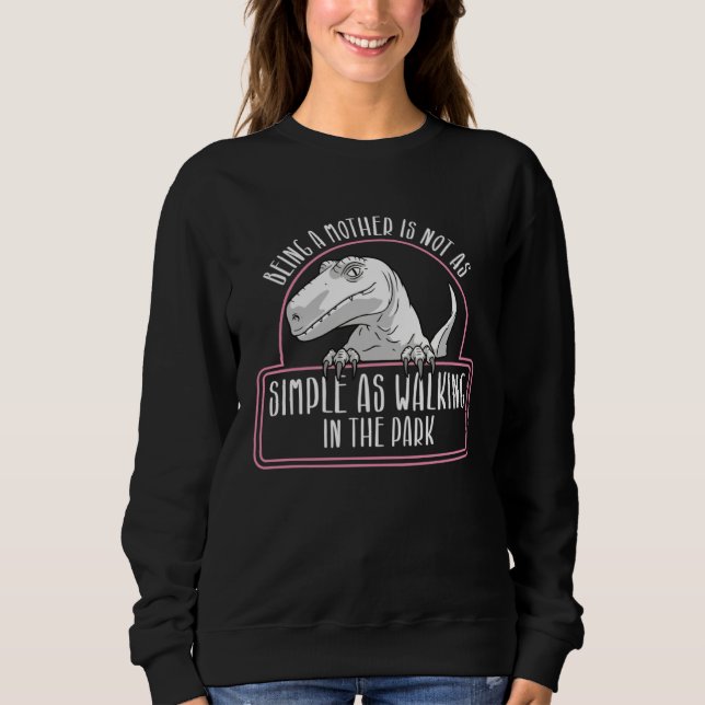 Sudadera Dinosaur  Paleontologist Best Mom Ever Mothers Day (Anverso)
