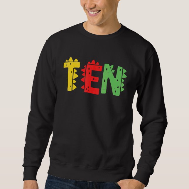 Sudadera Dinosaur Rex 10 años niño de 10 años (Anverso)