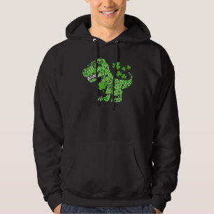 Sudadera Dinosaur Rex St Patricks Day Shamrock Adultos B