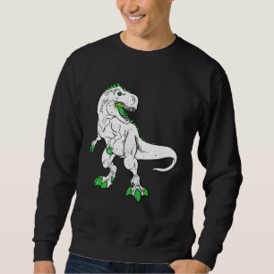 Sudadera Dinosaur St Patricks Day Niños Todler Irlandés