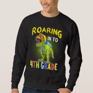 Sudadera Dinosaur T Rex Boys en el cuarto grado de vuelta a