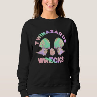 Sudadera Dinosaur Twin Sister Twinasaurus Wracks Eggs