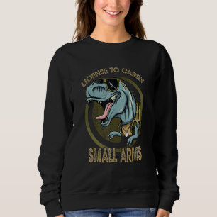 Sudadera Dinosaurio Autorizado Para Llevar Armas Pequeñas