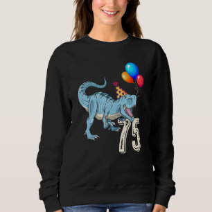 Sudadera Dinosaurio Balloon Rex 75th Birthday Boy Chica Fu