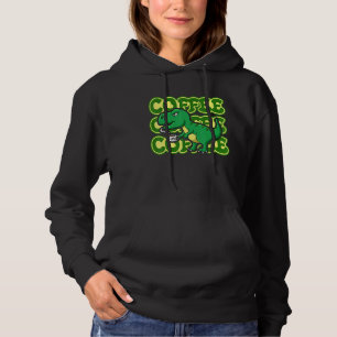 Sudadera Dinosaurio Bebedor de cafeína Futuro paleontólogo