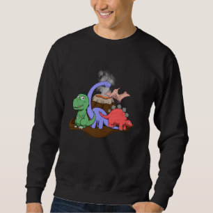 Sudadera Dinosaurio Brontosaurio Estegosaurio Triceratops