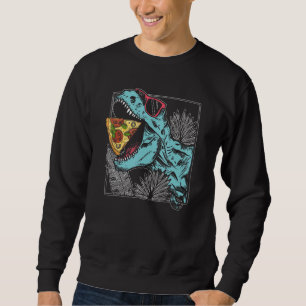 Sudadera Dinosaurio comiendo pizza Pizzasauro T Rex