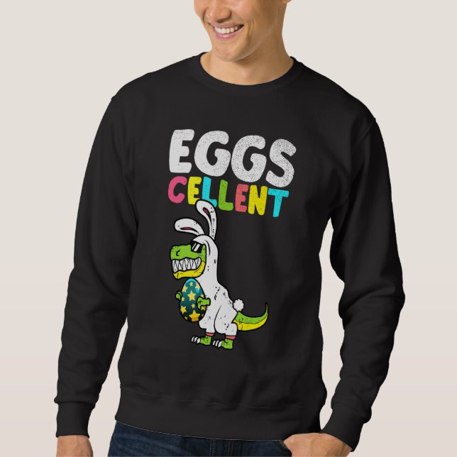 Sudadera Dinosaurio conejito D de huevos celosos de caza de (Anverso)