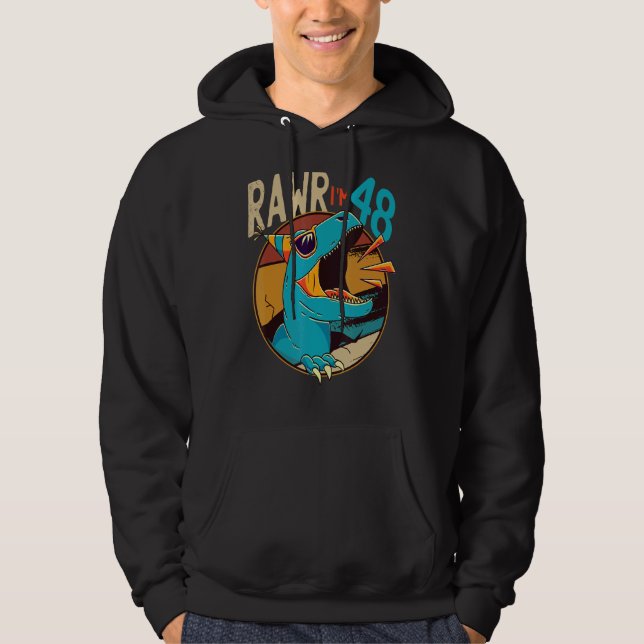 Sudadera Dinosaurio de 48 años (Anverso)