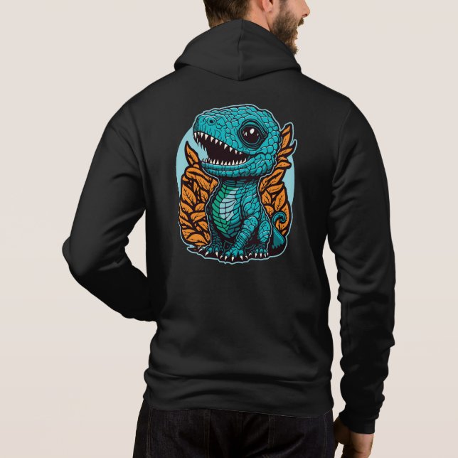 Sudadera Dinosaurio de bebé lindo (Reverso)
