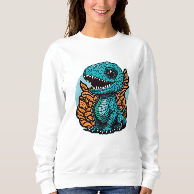 Sudadera Dinosaurio de bebé lindo (Anverso)