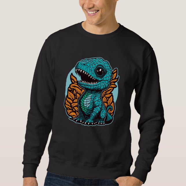 Sudadera Dinosaurio de bebé lindo (Anverso)