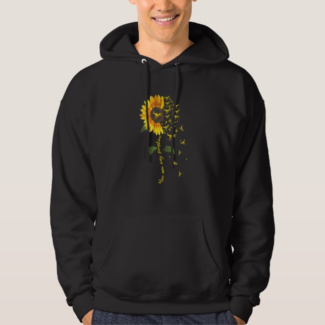 Sudadera Dinosaurio de Flor Es Mi Sol Rex Girasol (Anverso)