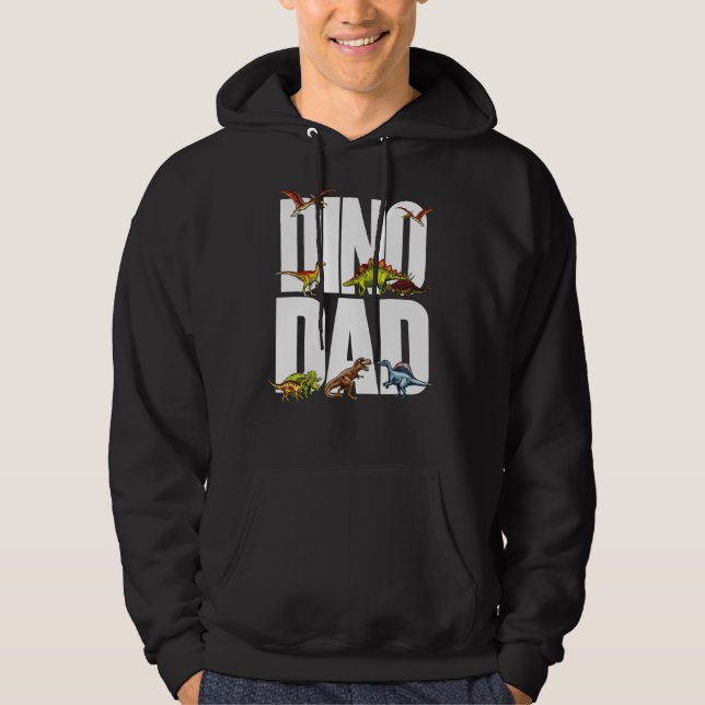 Sudadera Dinosaurio: Dinosaurio: padre padre de familia (Anverso)