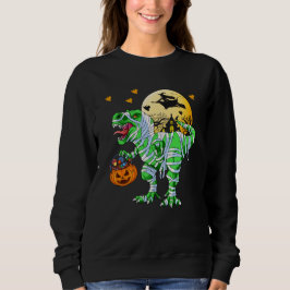 Sudadera Dinosaurio divertido de Halloween Dino T Rex espel