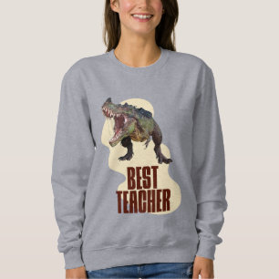 Sudadera Dinosaurio Divertido Dino Mejor Profesor