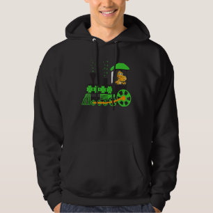 Sudadera Dinosaurio En El Tren Del Día De San Patricio