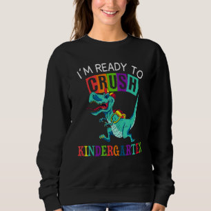 Sudadera Dinosaurio Estoy Listo Para Aplastar El Jardín De