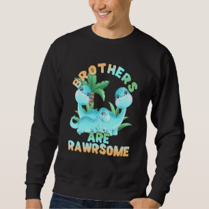 Sudadera Dinosaurio Hermano 3 Hermanos Gran Pequeño Rawar M