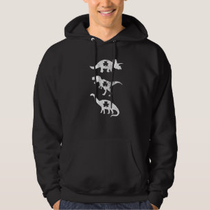Sudadera Dinosaurio lindo Shamrock St Patricks Day Green