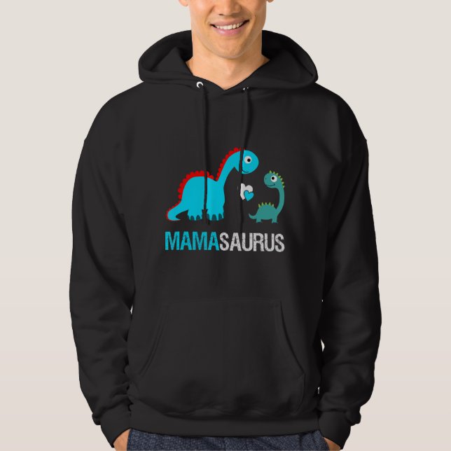 Sudadera Dinosaurio Mamasaurus para mamá, Día de la Madre H (Anverso)
