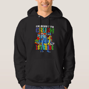Sudadera Dinosaurio Regreso a la Escuela   Listo para Aplas