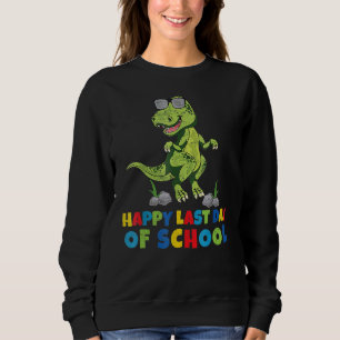 Sudadera Dinosaurio Rex Feliz Día De Enseñanza De Equipo Es